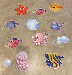 Ocean Sea Animal decoration-bulletin board, classroom, teacher, Home, party