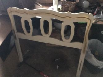 Single bed frame headboard