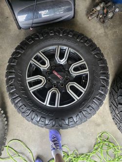 GMC rims and tires
