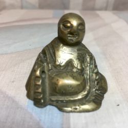 Itty Bitty Brass Budai (Laughing Buddha)