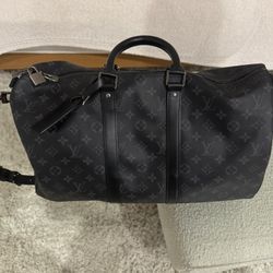 Louis Vuitton Keepall Bandoulière 45 LV Duffel Bag