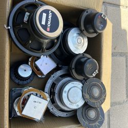 Speakers 3 Sets 8 Inches, 7 Sets 3.5 Inches 