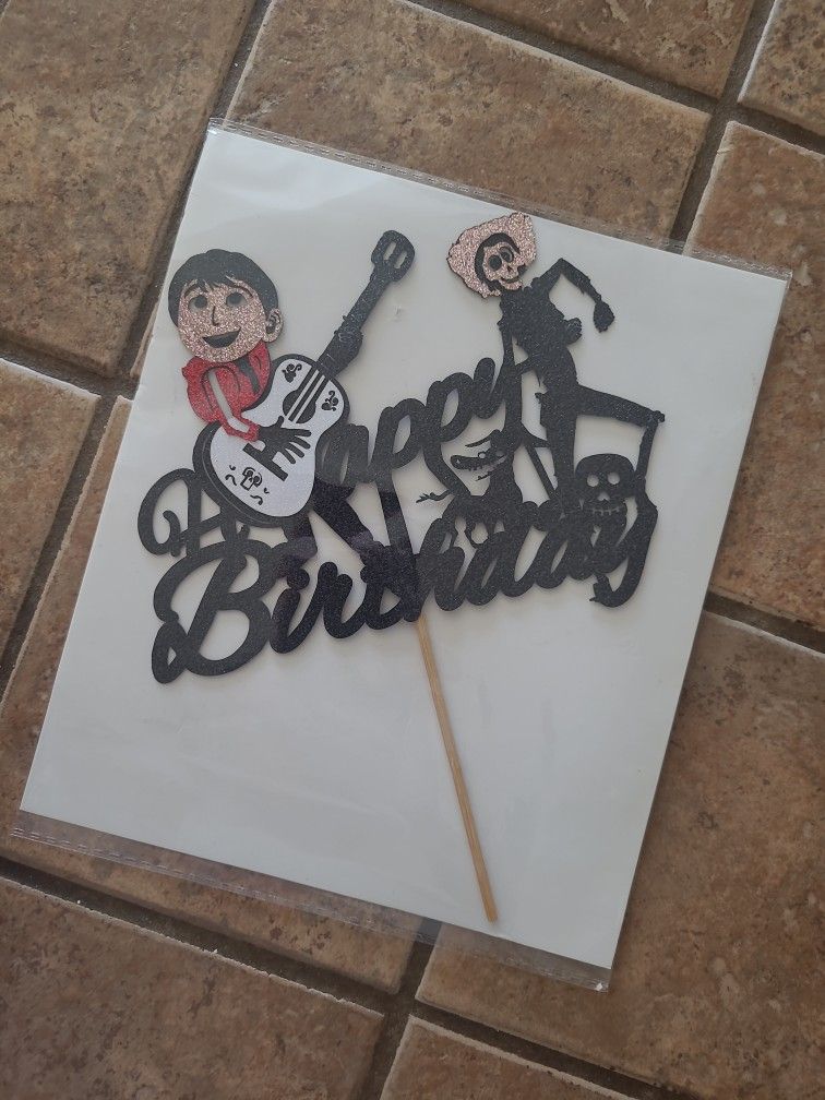 Coco Birthday Cake Topper