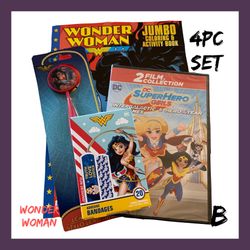 NWT DC Wonder Woman 4pc Gift Set B