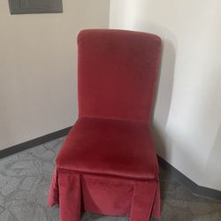 Comfortable Vermillion Decorative Chair