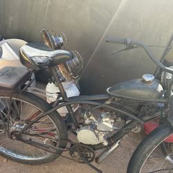 Bike With Motor And Trike With Motor