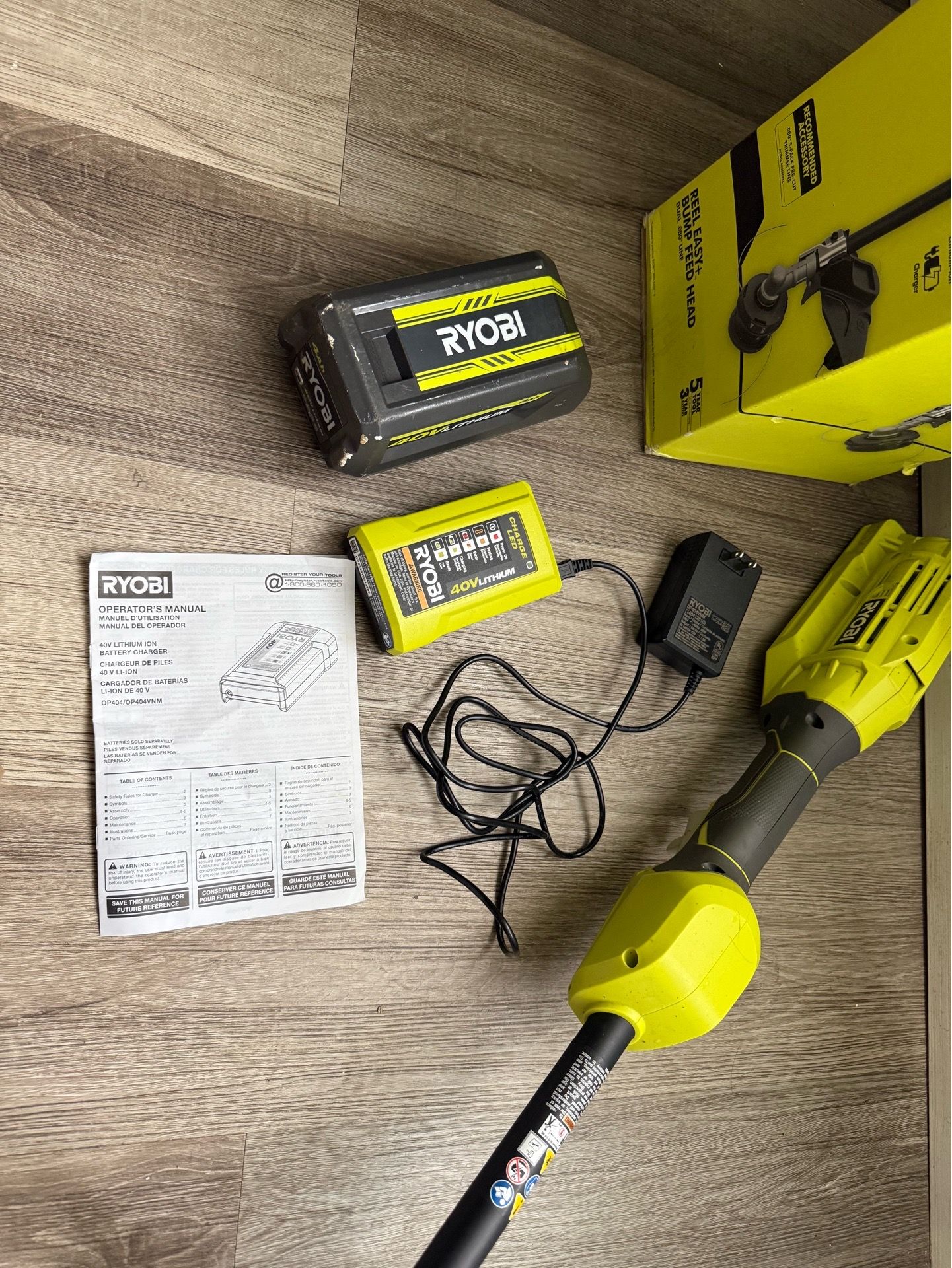 Ryobi 40V String Trimmer Like New