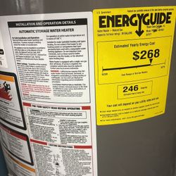 RUUD PROG50S 40N RU 61 Gas Water Heater 