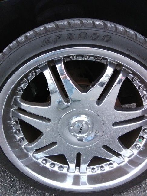 Gold plating rims emblems ect... We also custom paint rims and or powder coat