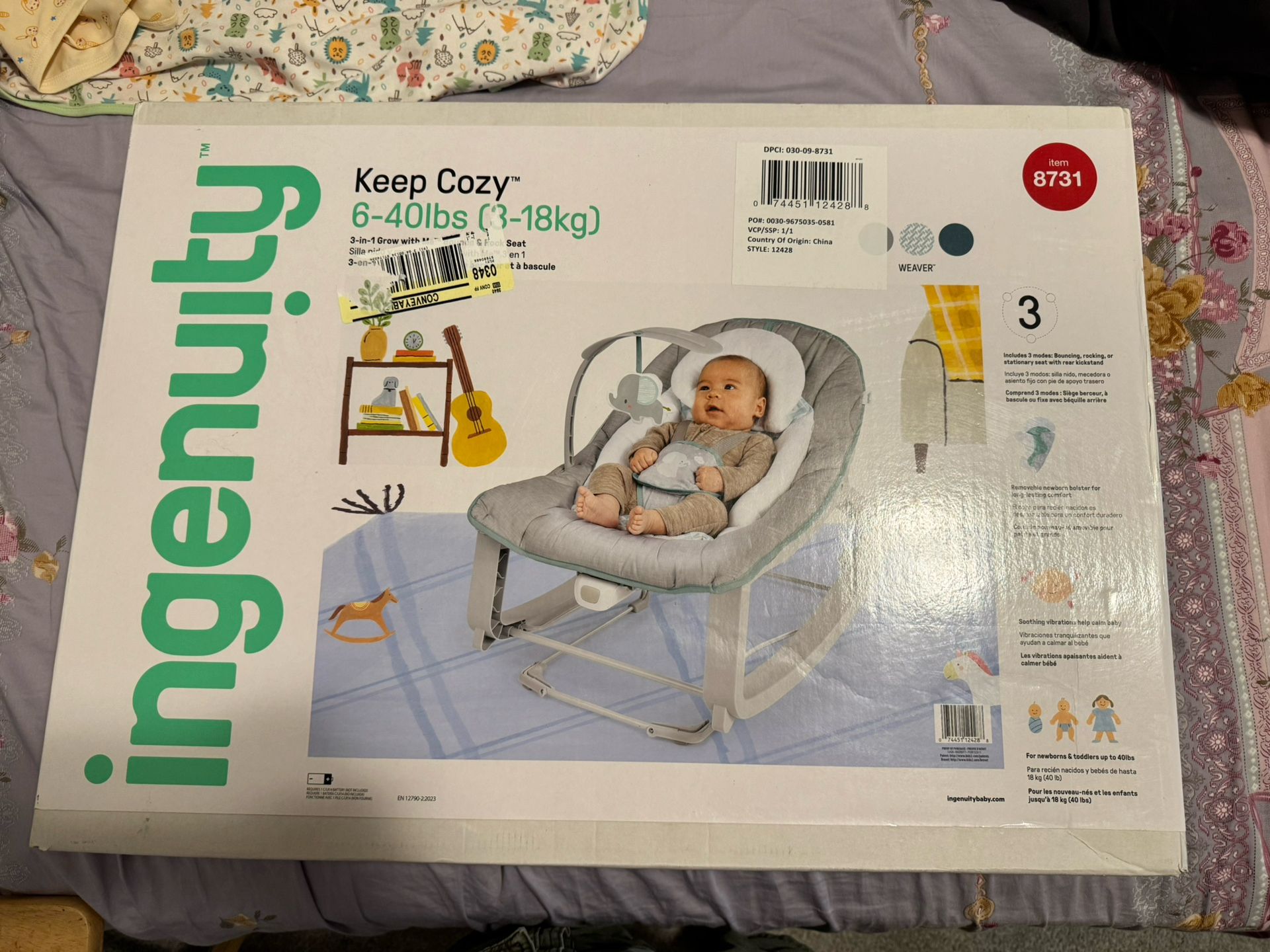 Ingenuity 3 in 1 Baby Bouncer