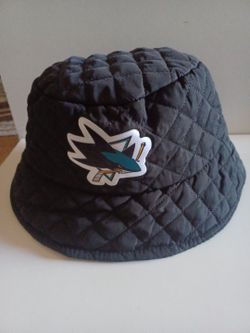 San Jose Sharks Puffy Bucket Hat NEW