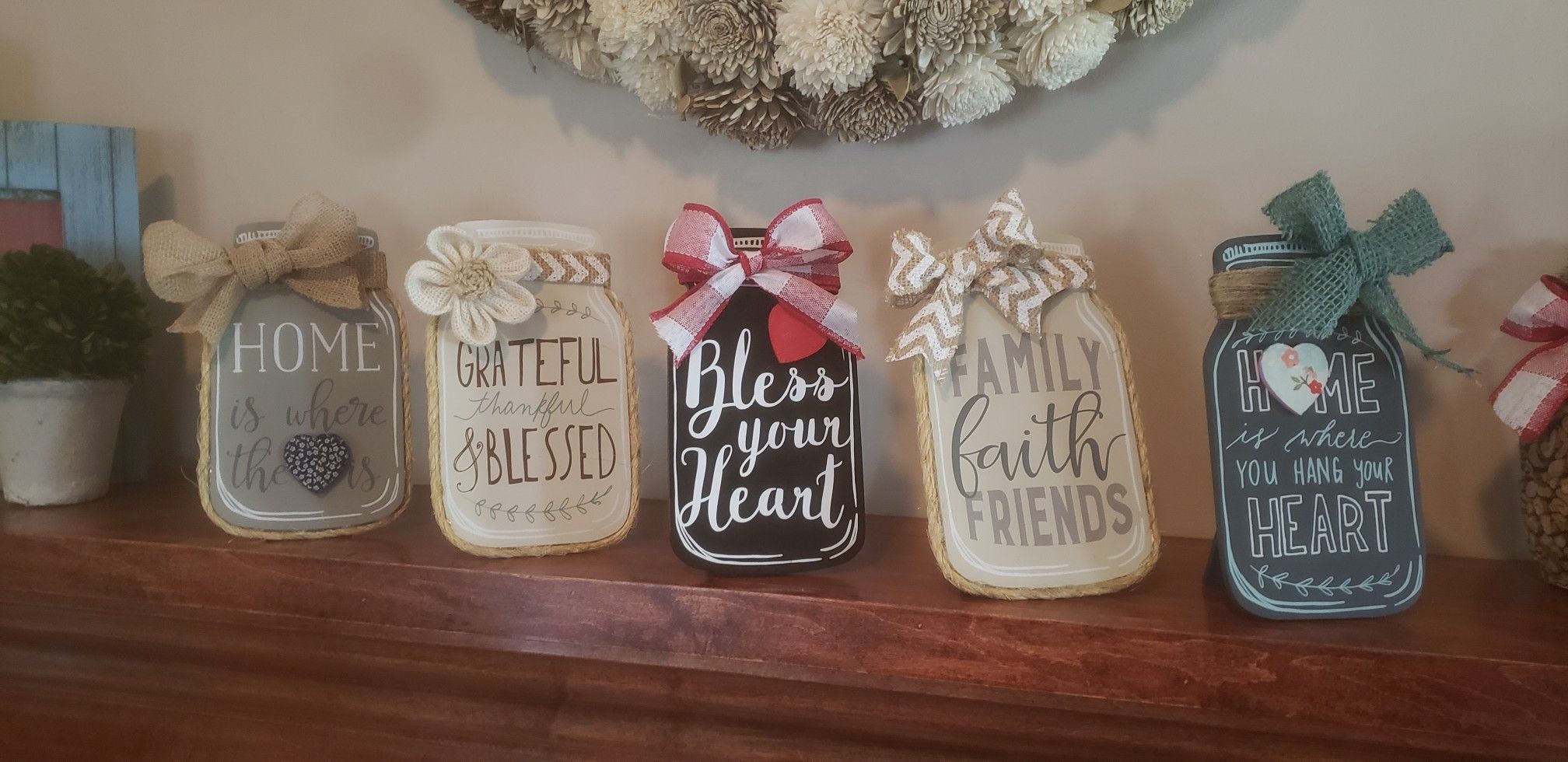 Mason Jar Country Farmhouse Deccor