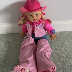 1997 vintage cowgirl the “giddyup girl“ interactive doll by MGA entertainment
