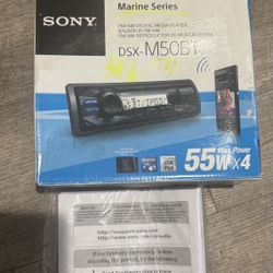 Sony Dsx-m50bt Marine Stereo Speaker 55Watt X4