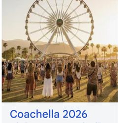 Coachella 2026 tickets