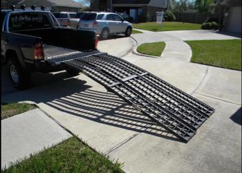 Motorcycle and lawn equipment ramps