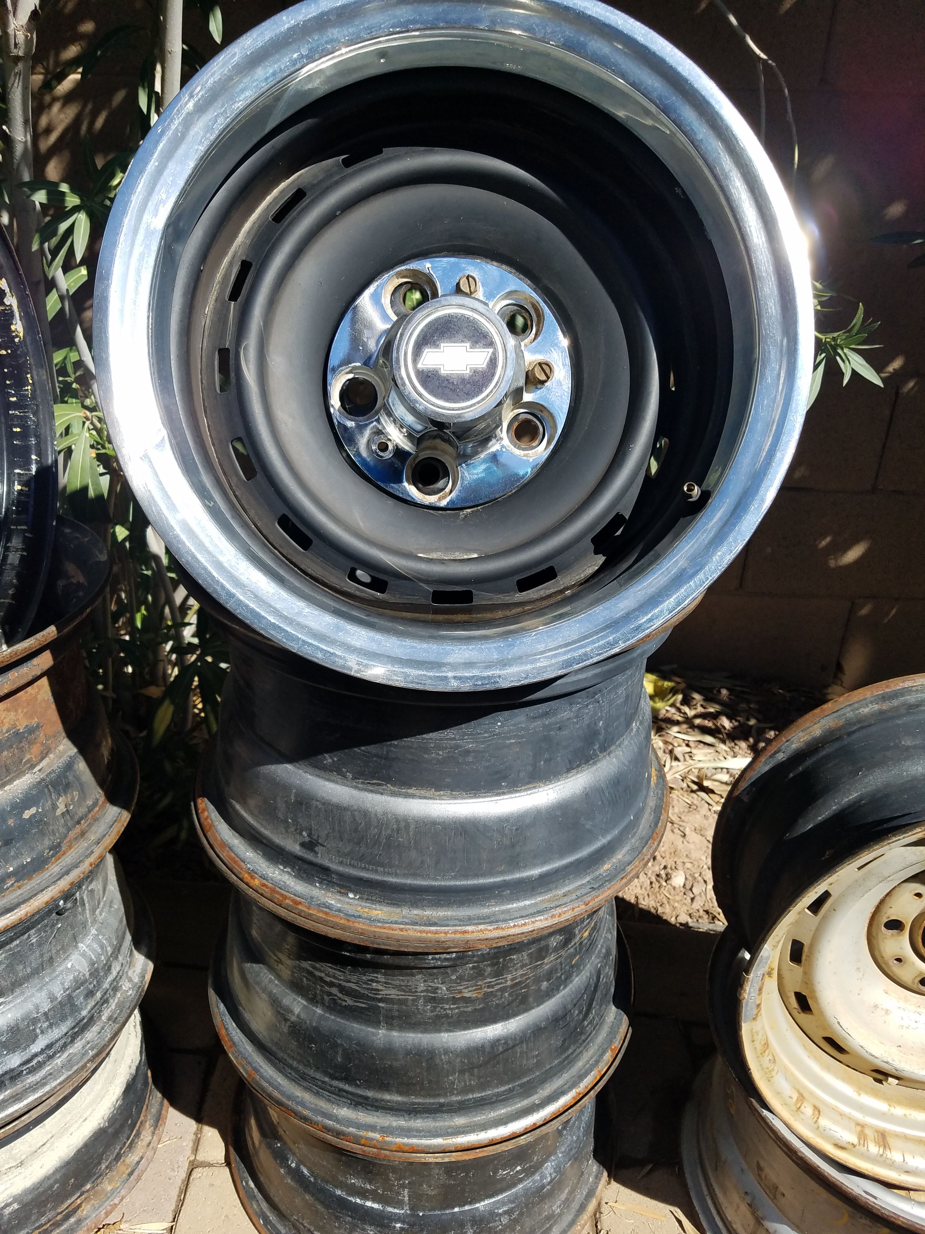 Chevy rally wheels