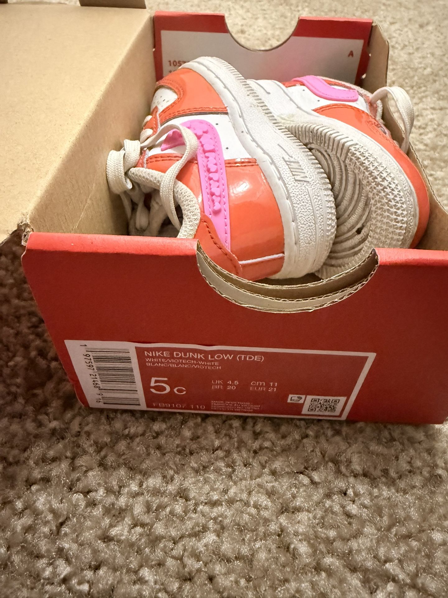 Nike Dunk Lows for toddlers 