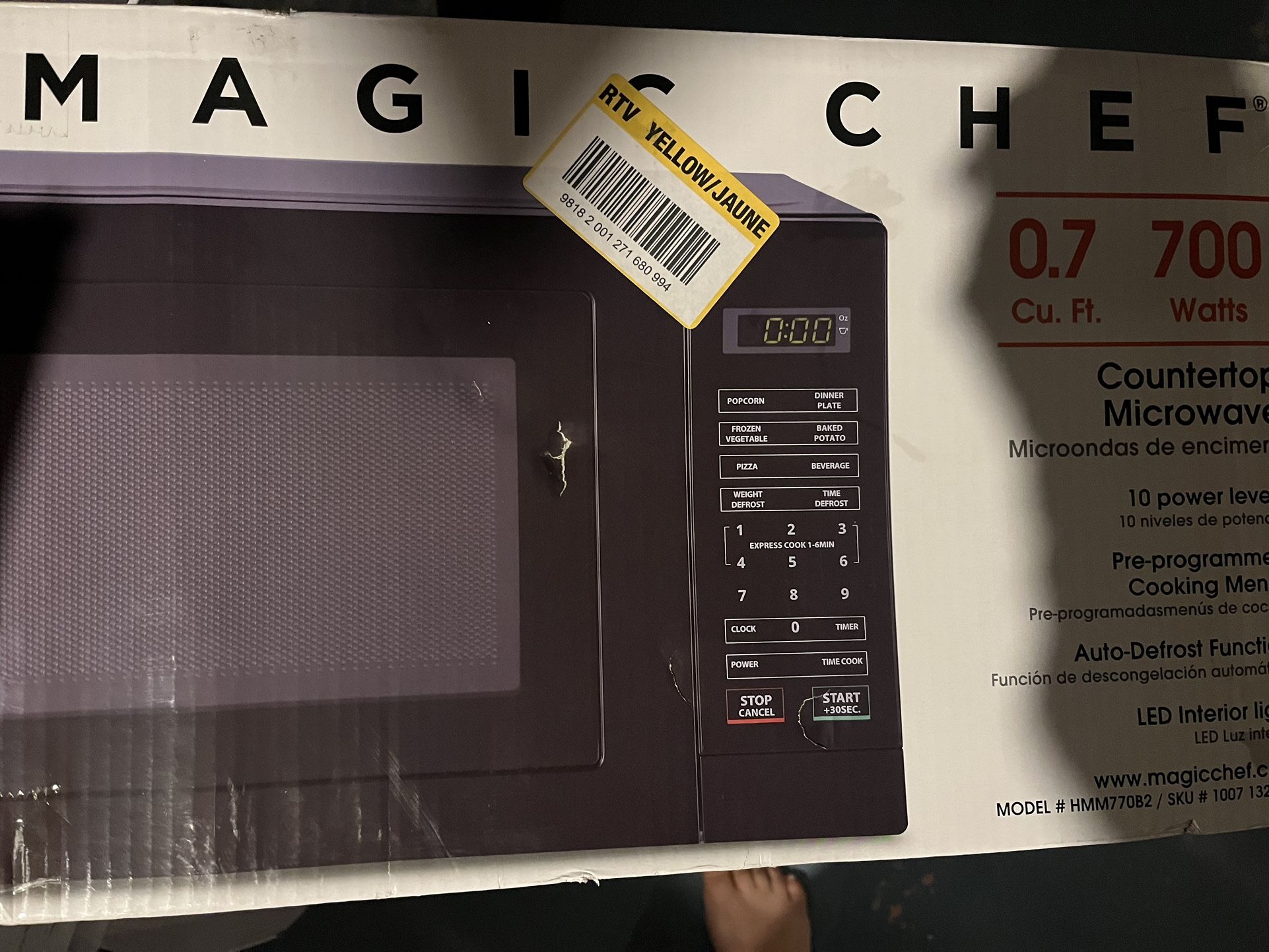 magic chef microwave 0.7cu