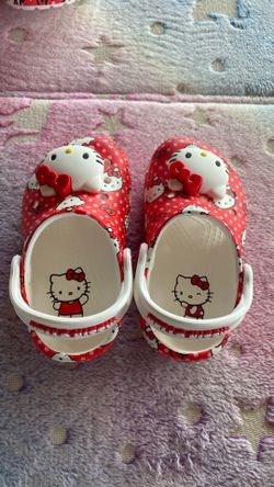 Hello kitty crocs
