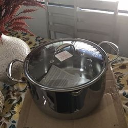 Olla De 11qt De Tri Ply Nueva En Su Caja