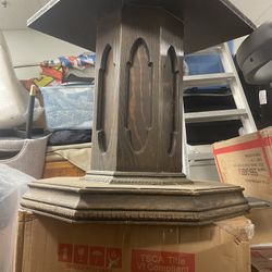 Gothic/Spanish Style Dining Table And Chairs 