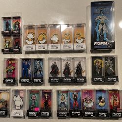 FiGPiN Set *MINT LOCKED* Pin Goku DBZ Deadpool Harry Potter Batman NBC Baymax Grogu Star Wars Limited Edition Exclusive Pins