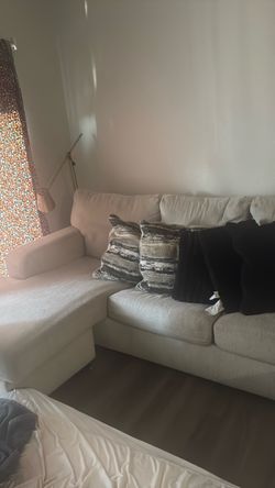 Ashley furniture white couch