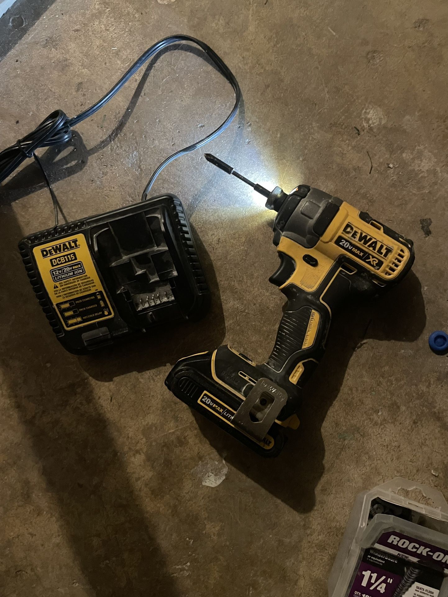 Dewalt impact Drill W/ Battery And Charger