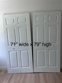 72” x 80” Bifold Doors