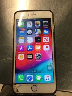 iPhone 6 s plus cracked screen