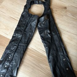 Leather chaps XXS