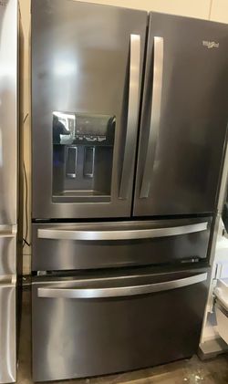 Whirlpool 4-Door Stainless Steel Refrigerator Fridge
