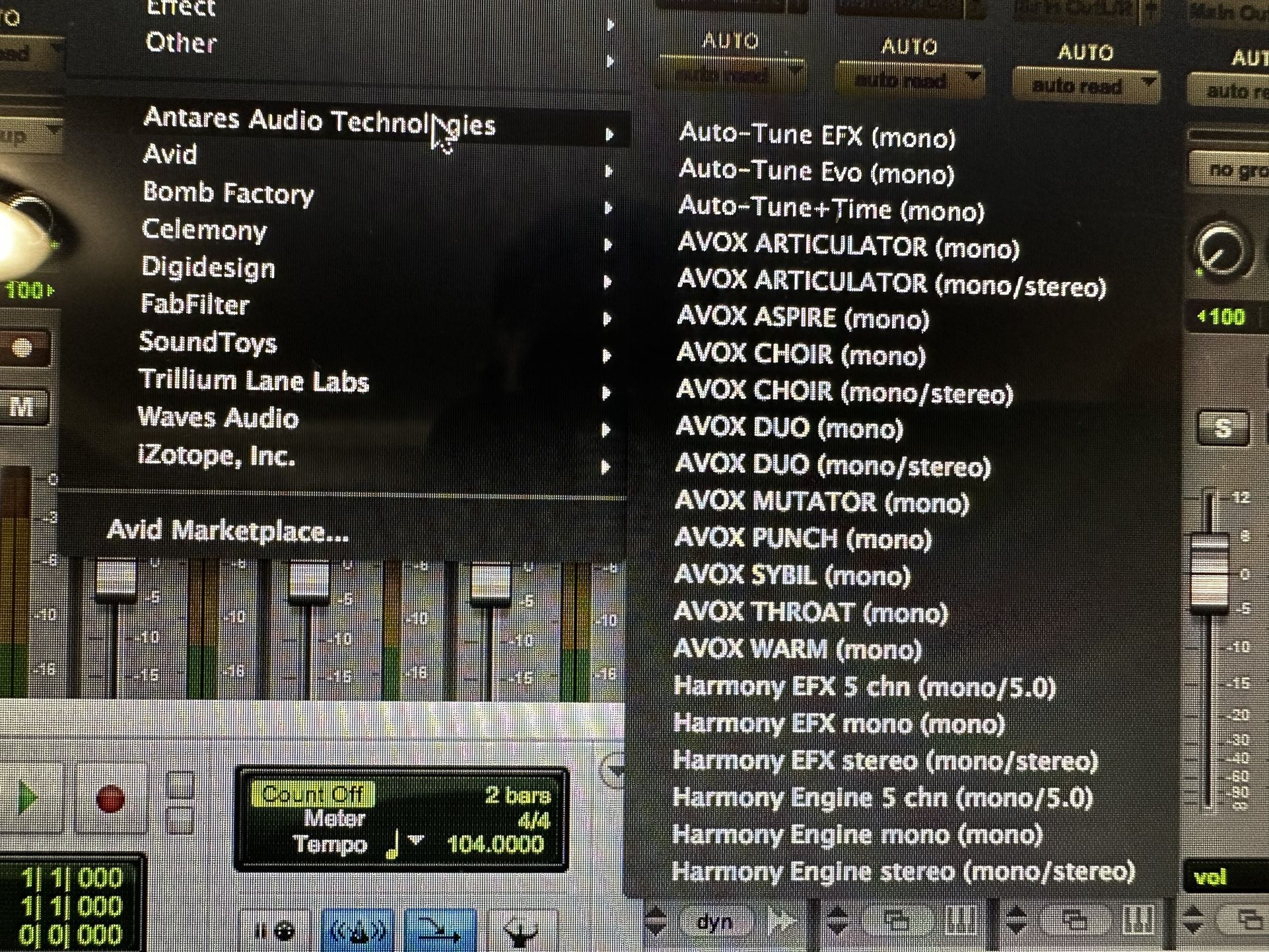 MacBook Pro13"    - ProTools HD,Logic pro x-Waves ,Auto-Tune