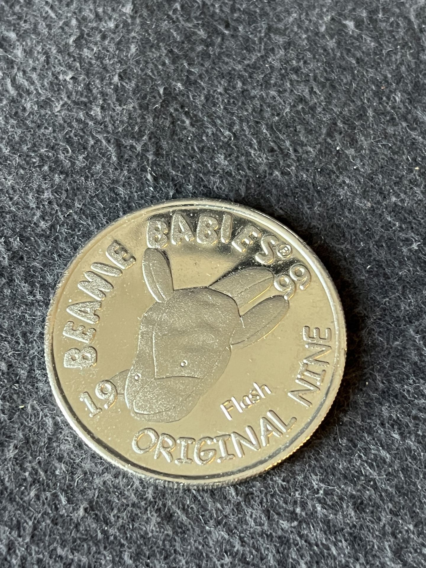 Beanie Baby 1999 FLASH Original Nine Official Club Ty Coin