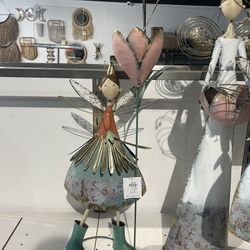 Outdoor Garden Metal Fairy Yard Ornament Decor