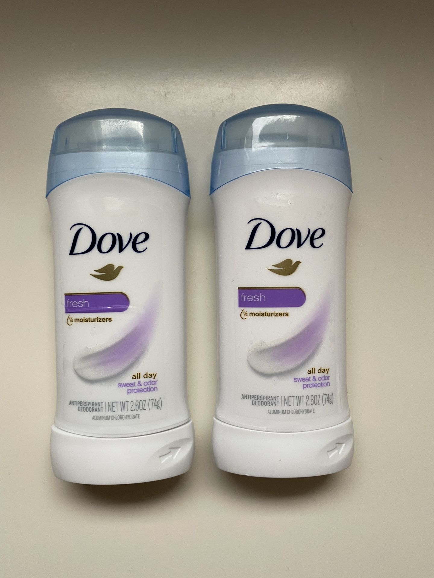 Dove deodorant  -Fresh scent  2/$5