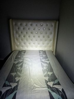 White king bed