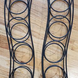 Wine Racks in Black Iron 2 pieces