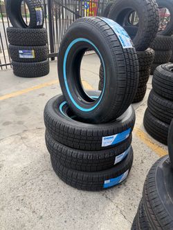 235-75-15 Omni Whitewall Tires – Set of 4