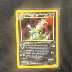 Pokemon Tyranitar 12/75 Neo Discovery Holo