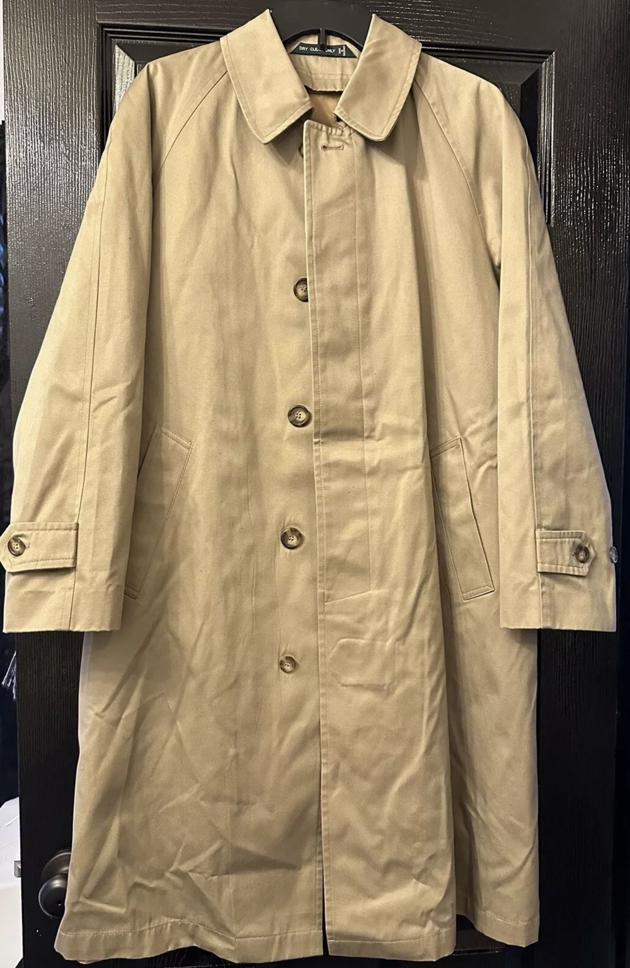 Ralph Lauren Mens Insulated Coat Sz 36S Khaki Color Preowned Excellent Condition Shipping Only