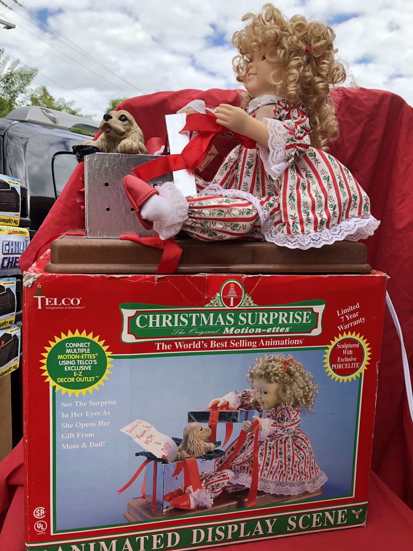 Rare telco motionette Christmas suprprisev