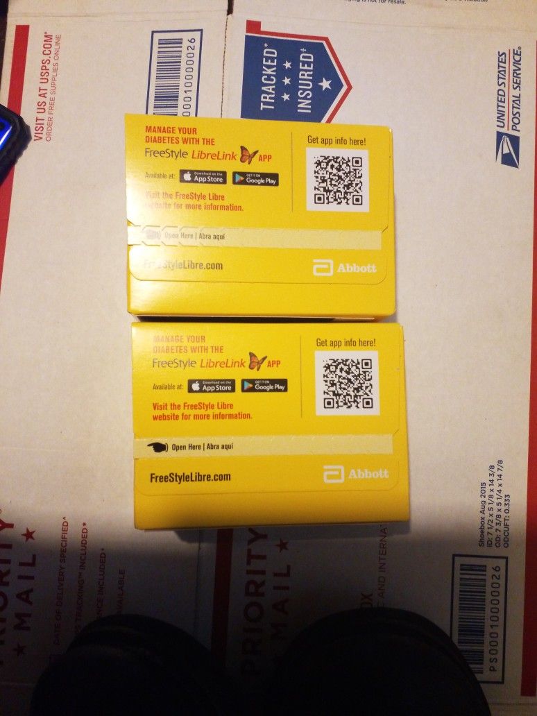 X 2 Freestyle libre 14-day sensor exp11/30/21
