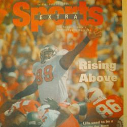 Warren Sapp 1998 Newspaper Insert Tampa Bay Buccaneers 