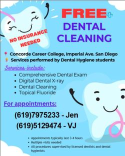 Free Dental Cleaning