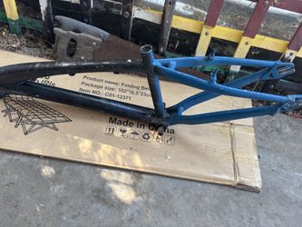 24 inch cast BMX frame and forks frame have a lot of the parts too
