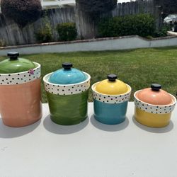 Multi Colored Storage Containers