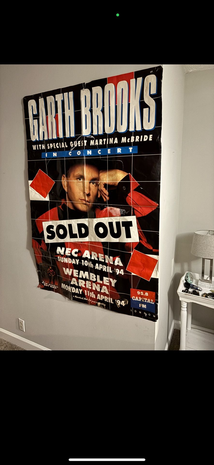 Garth Brooks Huge Poster From 1994