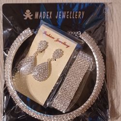 Juego De Joyeria Plateado